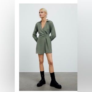 Zara Green Dress